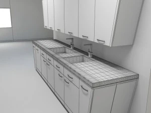 modern kitchen scene max 2011 3D Model
