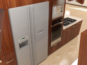 modern kitchen scene max 2011 3D Модель