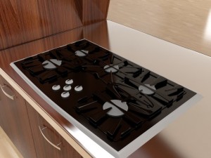 modern kitchen scene max 2011 3D Модель
