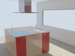 kitchen modern max 2011 3D 模型