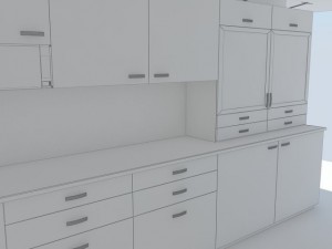 kitchen modern max 2011 3D 模型