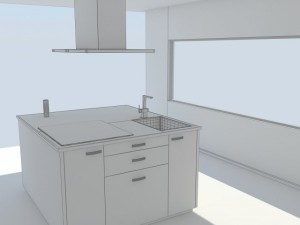 kitchen modern max 2011 3D 模型
