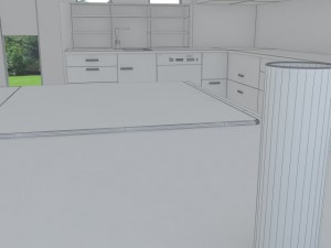 kitchen modern max 2011 3D 模型