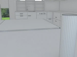kitchen modern max 2011 3D Model