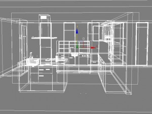 kitchen modern max 2011 3D 模型