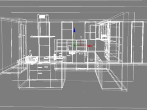 kitchen modern max 2011 3D Model