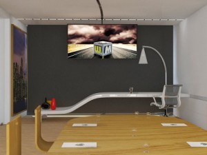 office scene max 2011 Model 3D