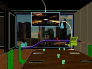 office scene max 2011 Model 3D