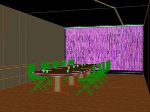 office scene max 2011 Model 3D