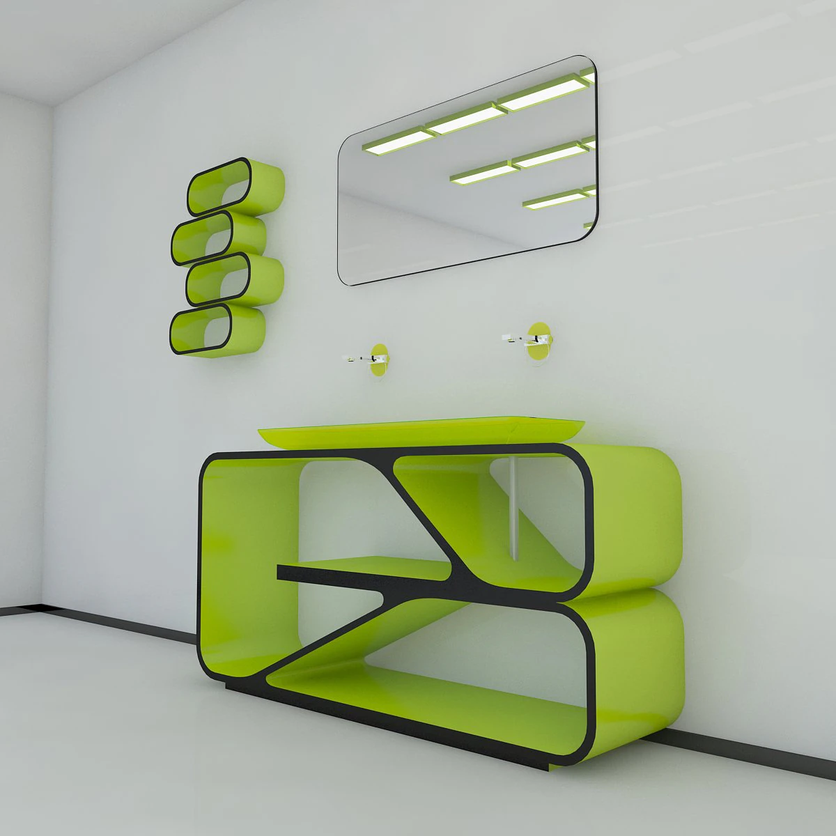 modern bathroom sink max 2011 3D Model .c4d .max .obj .3ds .fbx .stl .blend 