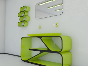 modern bathroom sink max 2011 3D Модель