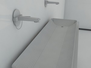 modern bathroom sink max 2011 Modèle 3D