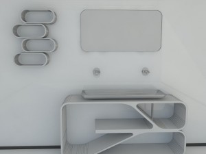 modern bathroom sink max 2011 Modèle 3D