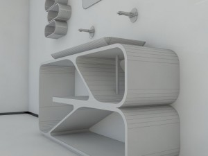 modern bathroom sink max 2011 Modèle 3D