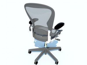 aeron work herman miller chair 3D Model