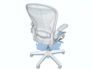 aeron work herman miller chair 3D Model