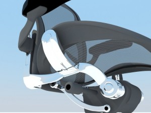 aeron work herman miller chair 3D Model