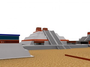 tenochtitlan 3d ancient city max 2010 3D Model