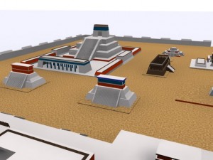 tenochtitlan 3d ancient city max 2010 3D Model