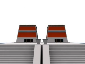 tenochtitlan 3d ancient city max 2010 3D Model