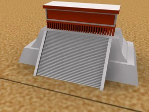 tenochtitlan 3d ancient city max 2010 3D Model
