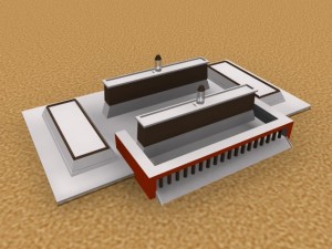 tenochtitlan 3d ancient city max 2010 3D Model