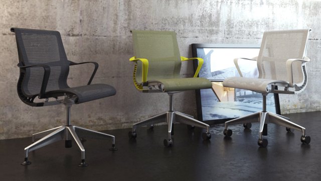 setu chair set max 2011 3D-Modell .c4d .max .obj .3ds .fbx .stl .blend 