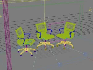 setu chair set max 2011 3D Model