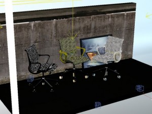 setu chair set max 2011 3D-Modell