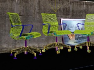 setu chair set max 2011 3D-Modell