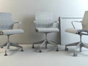 setu chair set max 2011 3D-Modell