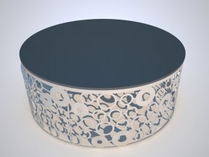 coffee tables collection max 2011 3D Model