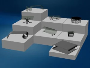 coffee tables collection max 2011 3D Model