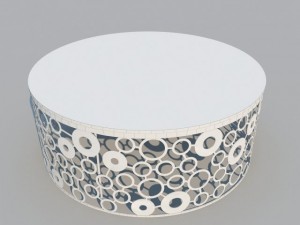 coffee tables collection max 2011 3D Model