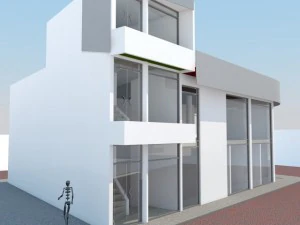 constru&ccedil;&atilde;o de com&eacute;rcio max 2011 Modelo 3D