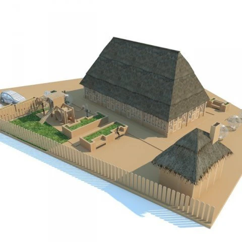 bungalow restaurant max 2011 3D Model .c4d .max .obj .3ds .fbx .stl .blend 