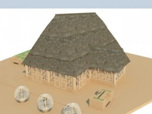 bungalow restaurant max 2011 3D Model