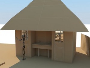 bungalow restaurant max 2011 Modèle 3D