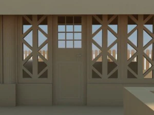 bungalow restaurant max 2011 3D Model