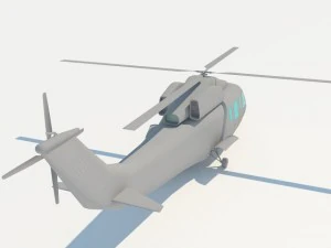 helicopter s 76 max 2011 3D Model