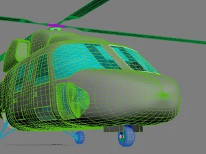 helicopter s 76 max 2011 3D Model