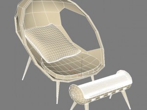 modern sofa gefeva lounge max 2011 3Dモデル