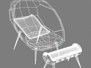 modern sofa gefeva lounge max 2011 3Dモデル