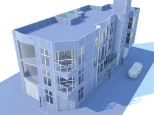 house and commerce max 2011 3D Model