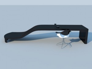 desk  max 2011 3D 模型