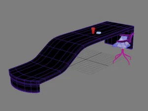 desk  max 2011 3D Model