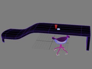 desk  max 2011 3D Model