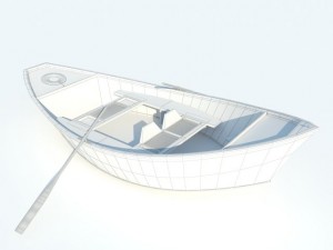 wooden boat max 2011 3D-Modell