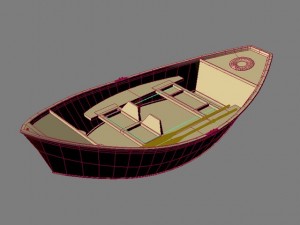 wooden boat max 2011 3D-Modell