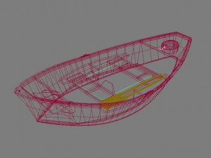 wooden boat max 2011 3D-Modell